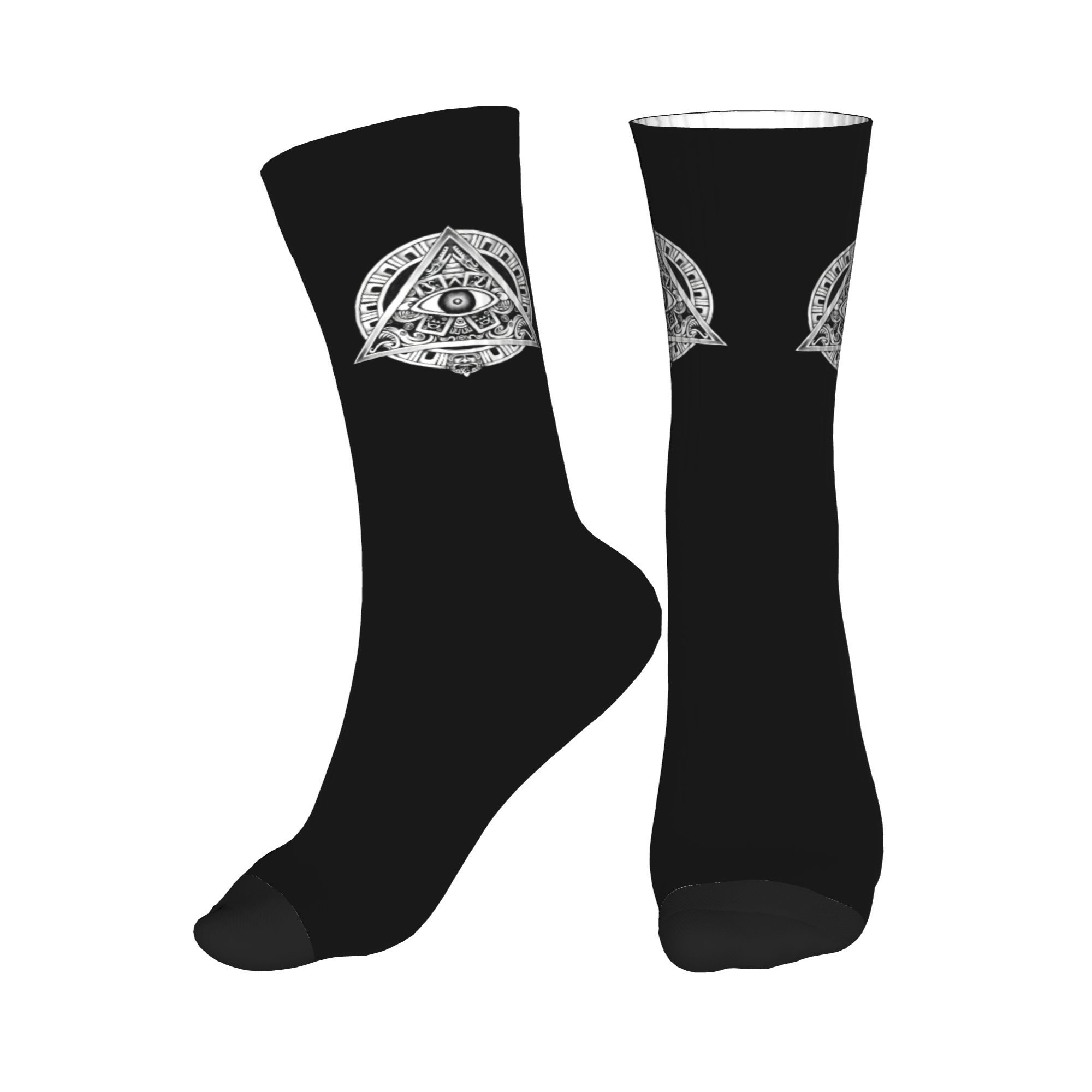 Dress Sock Men - Calcetines divertidos con símbolo antiguo de