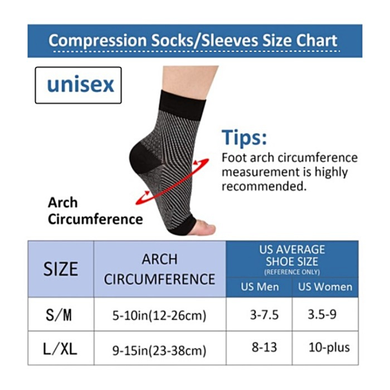1 par de tobilleras de compres - Ankle Brace Sock reseña y precio