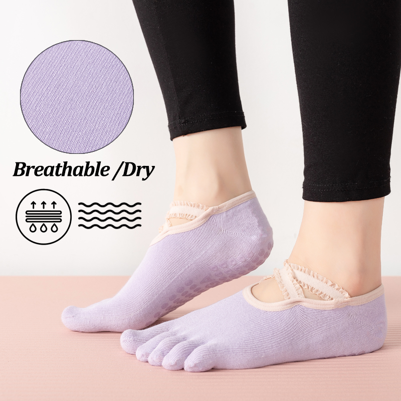 Calcetines de Pilates Antidesl - No Show Sock Women reseña y precio