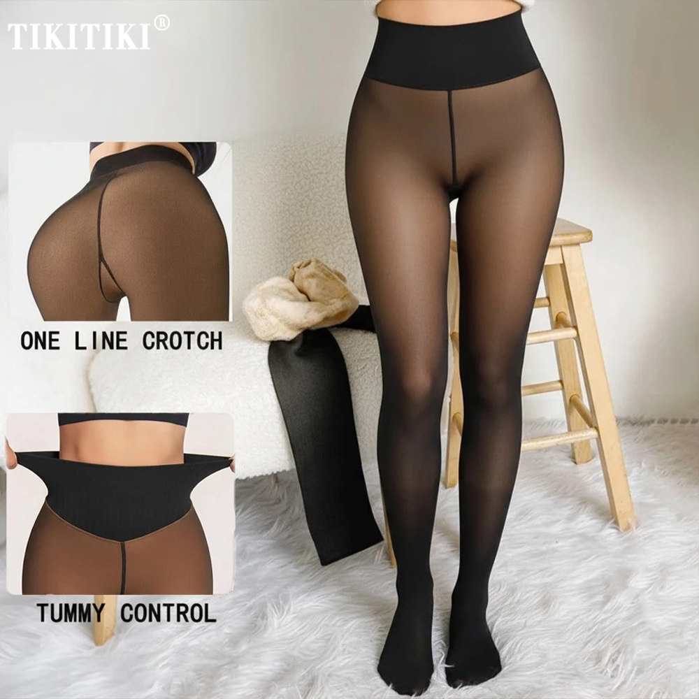 Medias con forro polar de una  - Tights Pantyhose Sheer reseña y precio