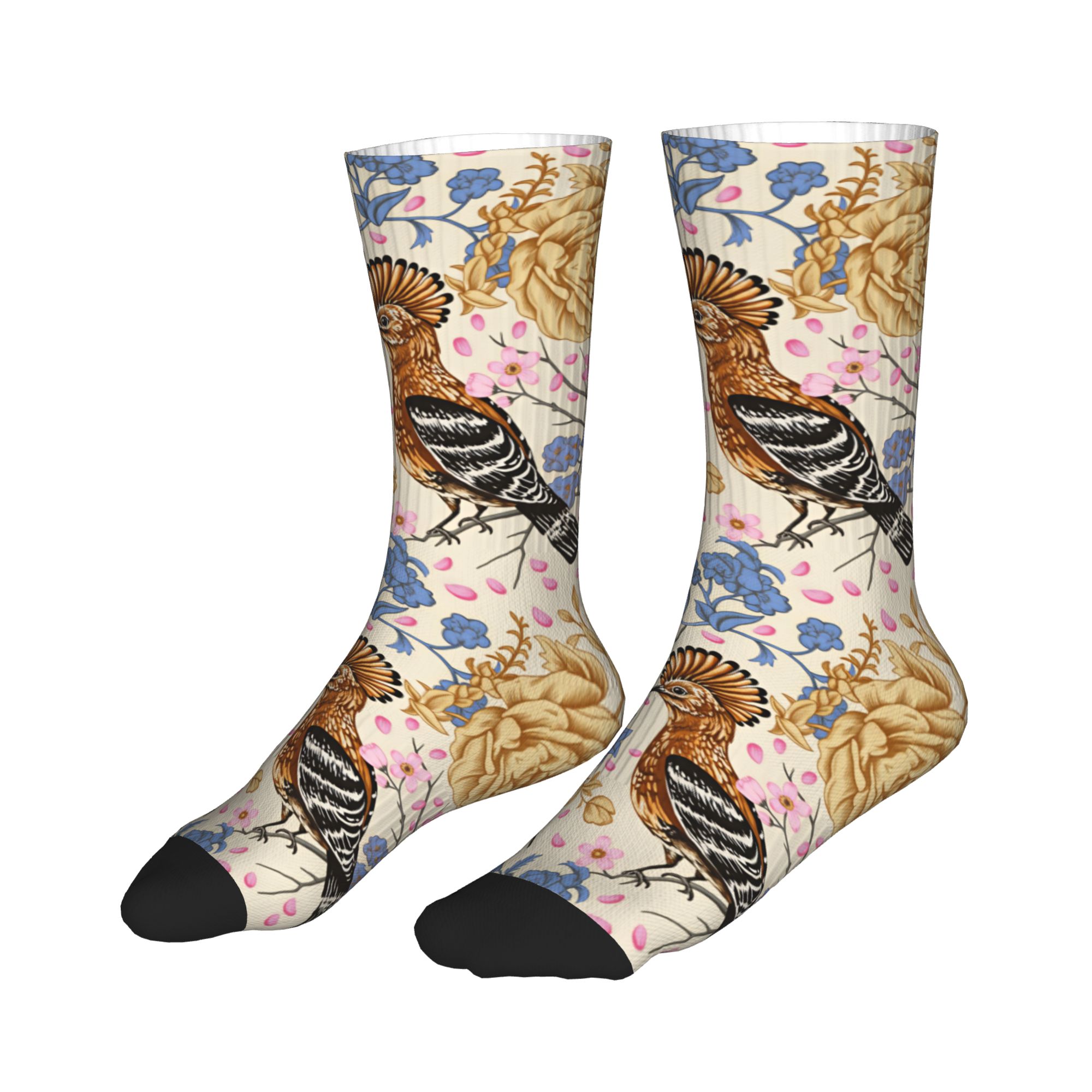 Hoopoe Bird Blue Peony - Calce - Dress Sock Men reseña y precio